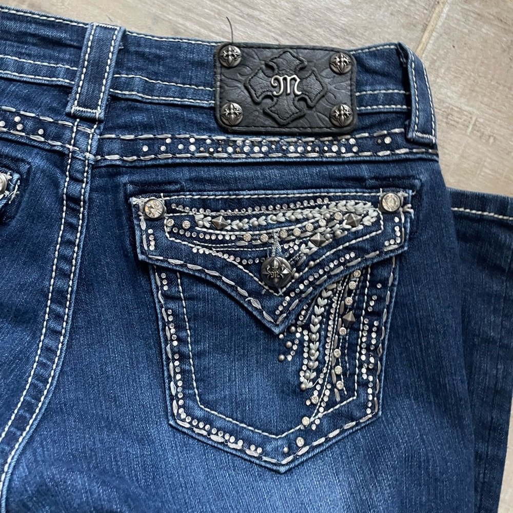 Miss Me Embellished Y2K Jeans